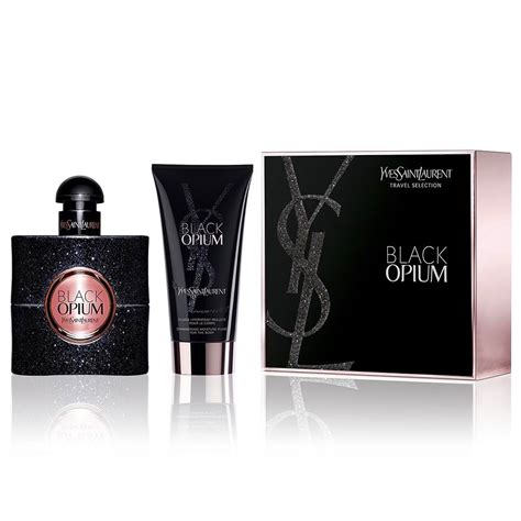 ysl black opium shimmering lotion|ysl black opium set.